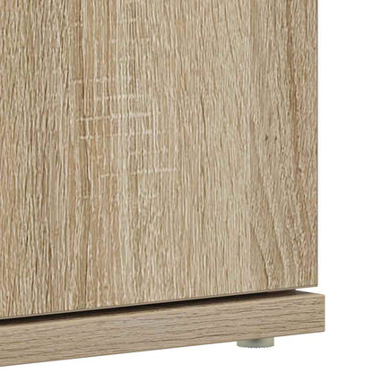 vidaXL Shoe Cabinet 80 x 39 x 178 cm Engineered Wood Sonoma Oak