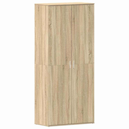 vidaXL Shoe Cabinet 80 x 39 x 178 cm Engineered Wood Sonoma Oak
