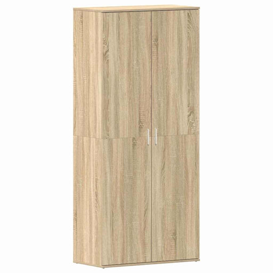 vidaXL Shoe Cabinet 80 x 39 x 178 cm Engineered Wood Sonoma Oak