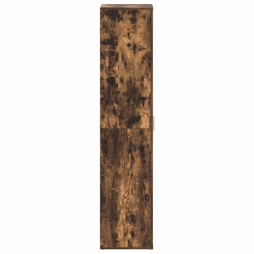 vidaXL Shoe Cabinet 80 x 39 x 178 cm Engineered Wood Smoked Oak