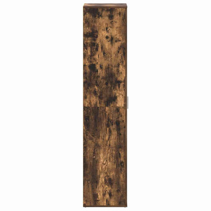 vidaXL Shoe Cabinet 80 x 39 x 178 cm Engineered Wood Smoked Oak