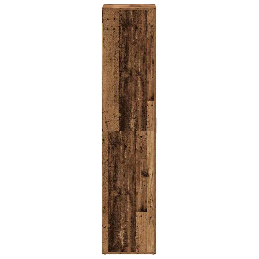 vidaXL Shoe Cabinet Old Wood 80 x 39 x 178 cm Engineered Wood