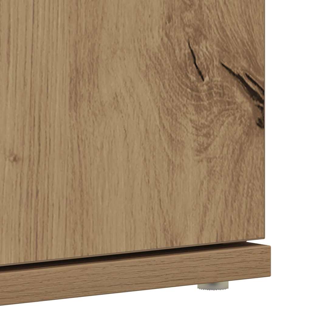 vidaXL Shoe Cabinet 80 x 39 x 178 cm Engineered Wood Artisan Oak