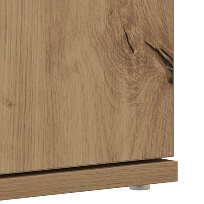 vidaXL Shoe Cabinet 80 x 39 x 178 cm Engineered Wood Artisan Oak