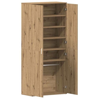 vidaXL Shoe Cabinet 80 x 39 x 178 cm Engineered Wood Artisan Oak