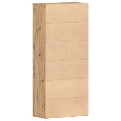 vidaXL Shoe Cabinet 80 x 39 x 178 cm Engineered Wood Artisan Oak