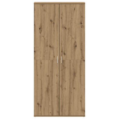 vidaXL Shoe Cabinet 80 x 39 x 178 cm Engineered Wood Artisan Oak