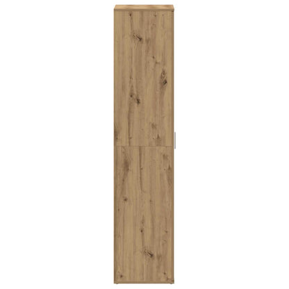 vidaXL Shoe Cabinet 80 x 39 x 178 cm Engineered Wood Artisan Oak