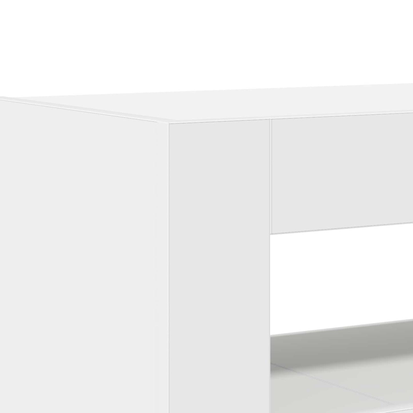 vidaXL Sideboard White 116 x 30 x 75 cm Engineered Wood