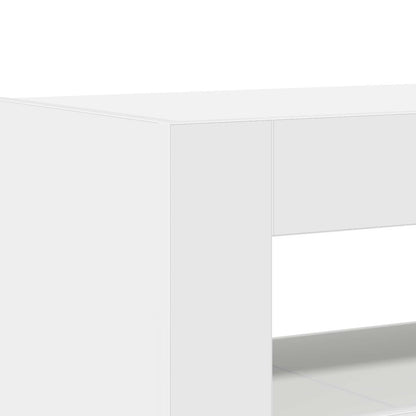 vidaXL Sideboard White 116 x 30 x 75 cm Engineered Wood