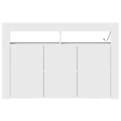vidaXL Sideboard White 116 x 30 x 75 cm Engineered Wood