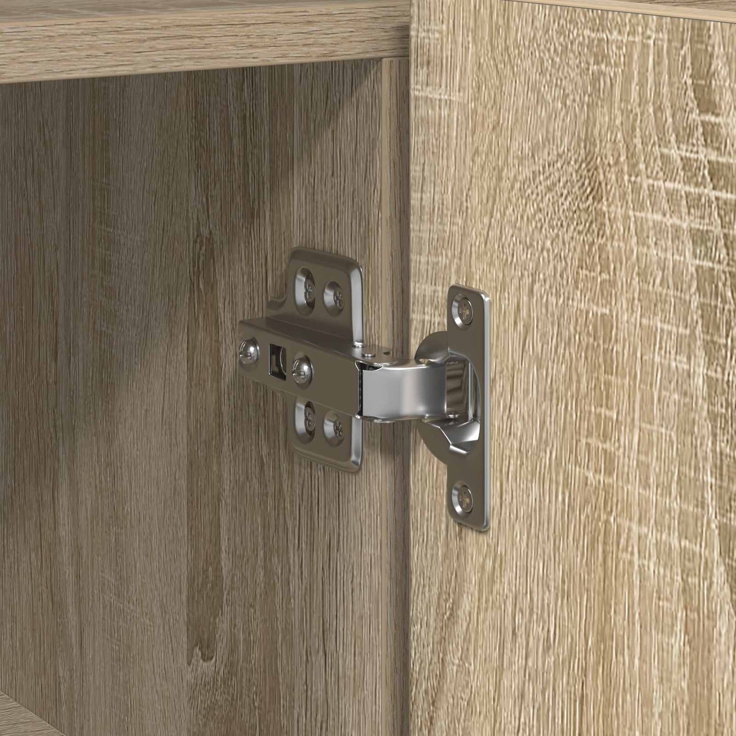 vidaXL Sideboard Sonoma Oak 116 x 30 x 75 cm Engineered Wood