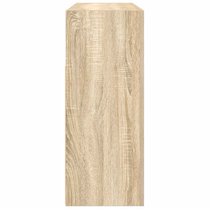 vidaXL Sideboard Sonoma Oak 116 x 30 x 75 cm Engineered Wood