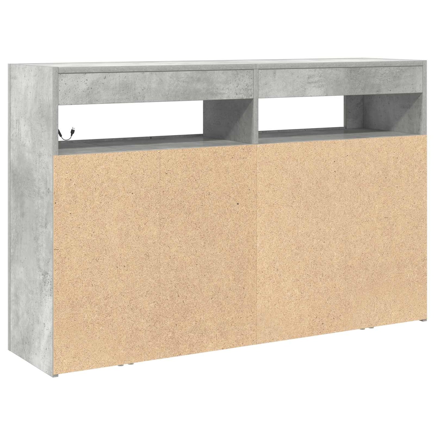 vidaXL Sideboard Concrete Grey 116 x 30 x 75 cm Engineered Wood