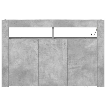 vidaXL Sideboard Concrete Grey 116 x 30 x 75 cm Engineered Wood