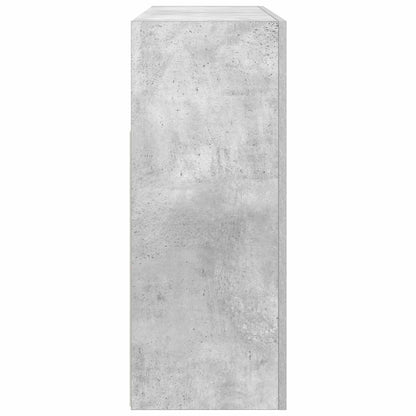vidaXL Sideboard Concrete Grey 116 x 30 x 75 cm Engineered Wood