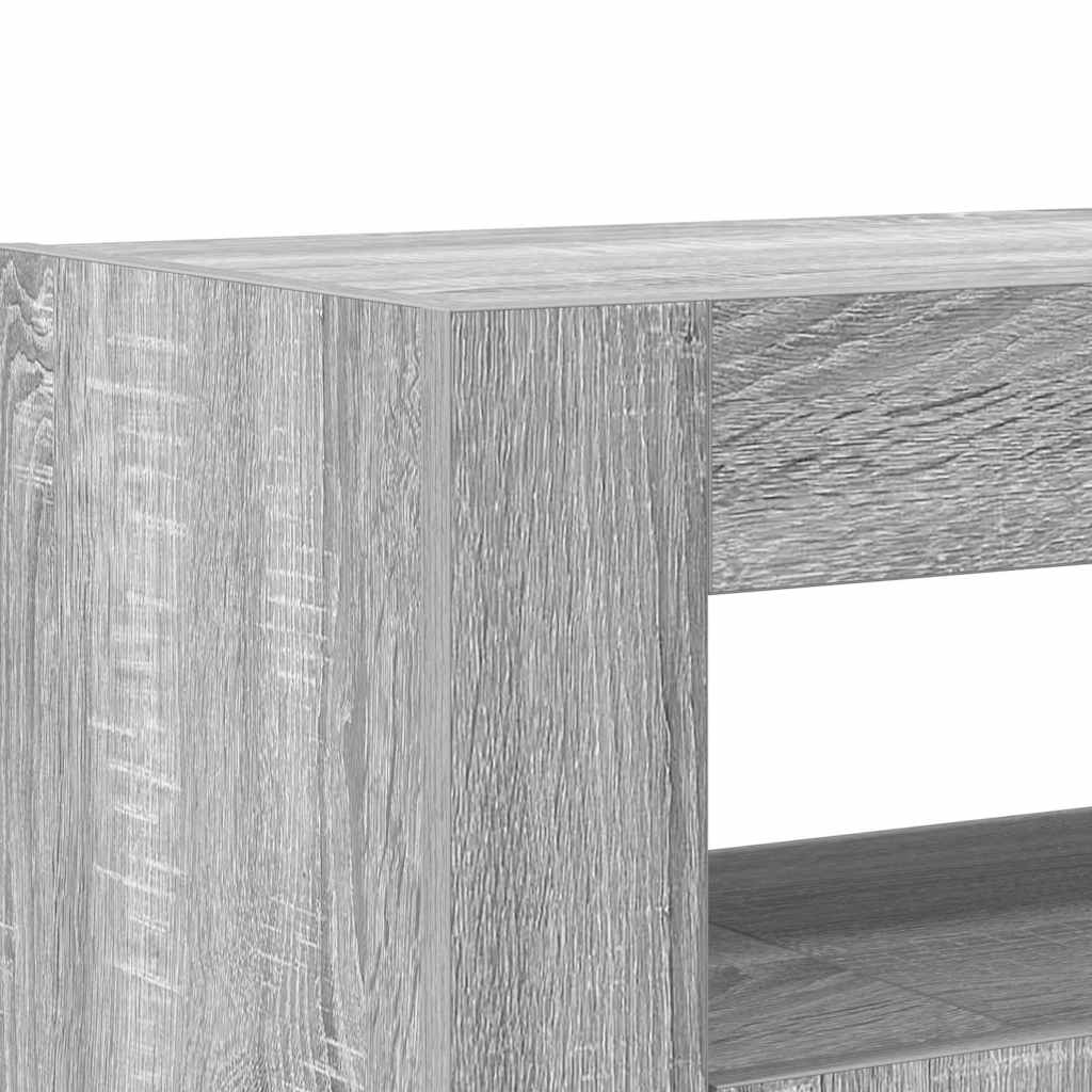 vidaXL Sideboard Grey Sonoma 116 x 30 x 75 cm Engineered Wood