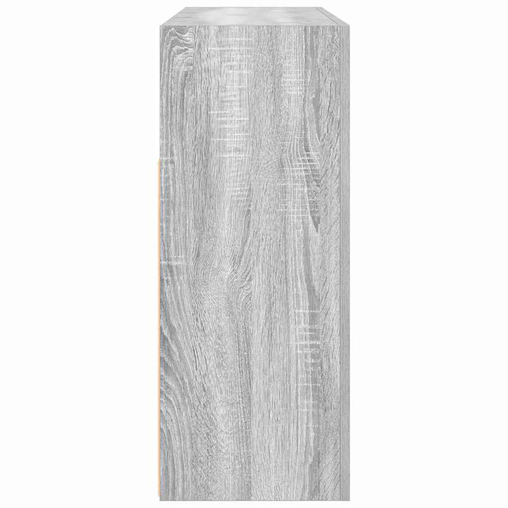 vidaXL Sideboard Grey Sonoma 116 x 30 x 75 cm Engineered Wood