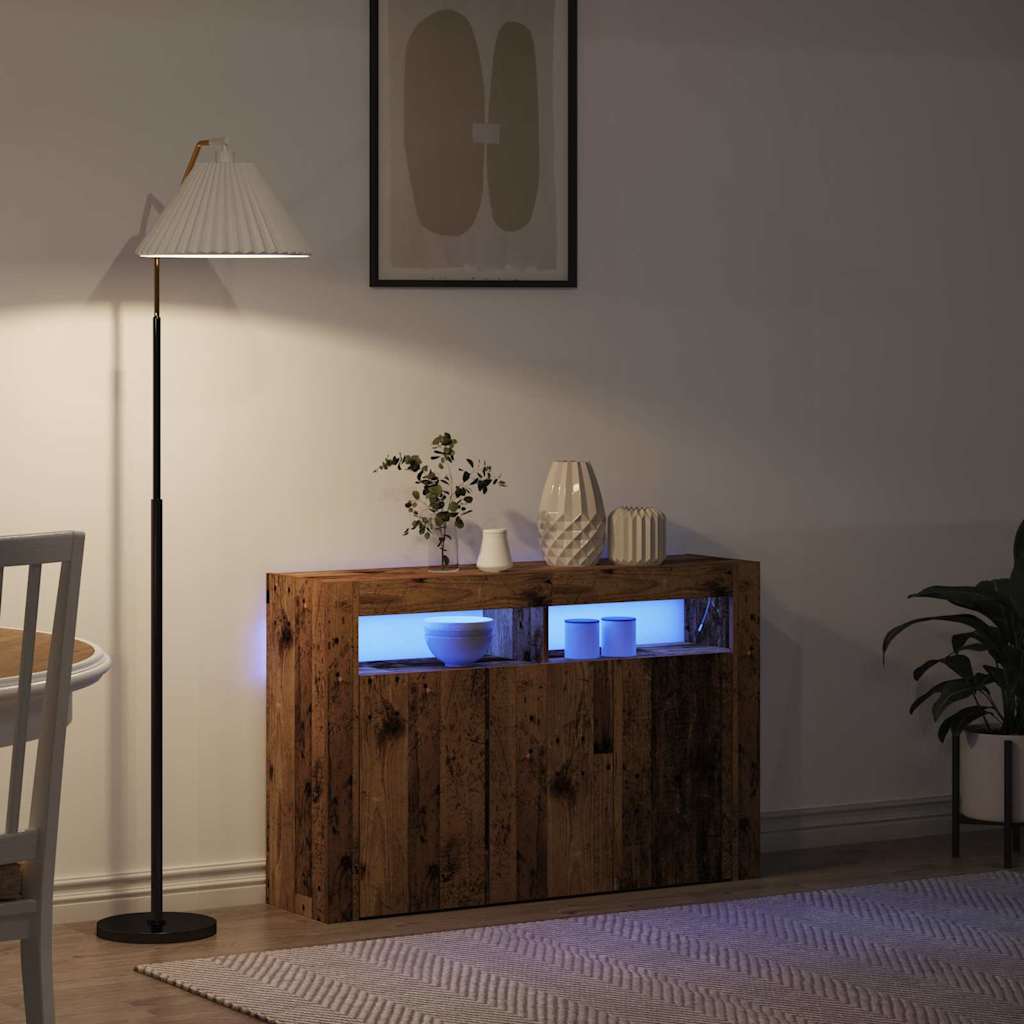 vidaXL Sideboard Old Wood 116 x 30 x 75 cm Engineered Wood