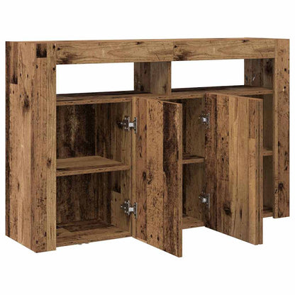 vidaXL Sideboard Old Wood 116 x 30 x 75 cm Engineered Wood