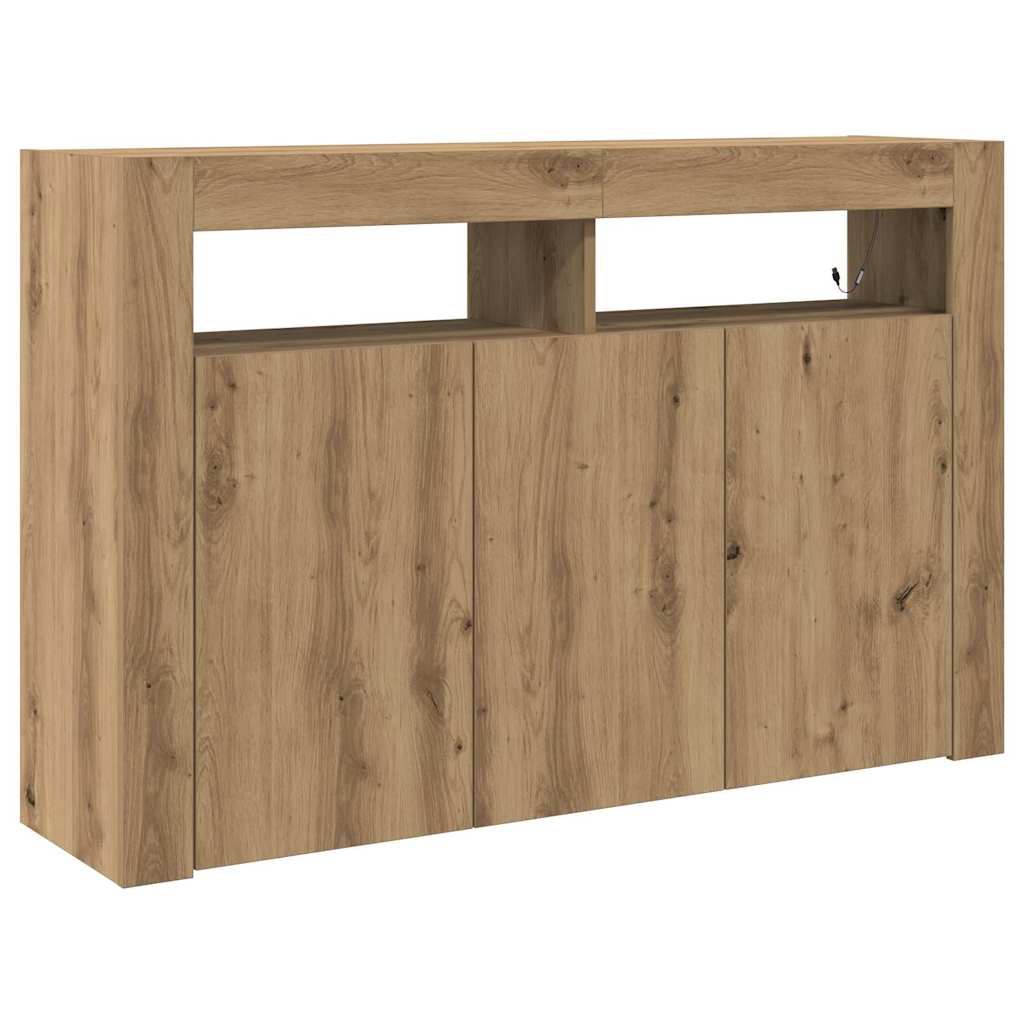 vidaXL Sideboard Artisan Oak 116 x 30 x 75 cm Engineered Wood