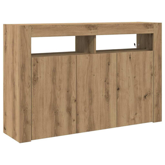 vidaXL Sideboard Artisan Oak 116 x 30 x 75 cm Engineered Wood