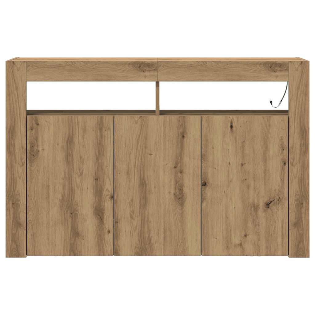 vidaXL Sideboard Artisan Oak 116 x 30 x 75 cm Engineered Wood