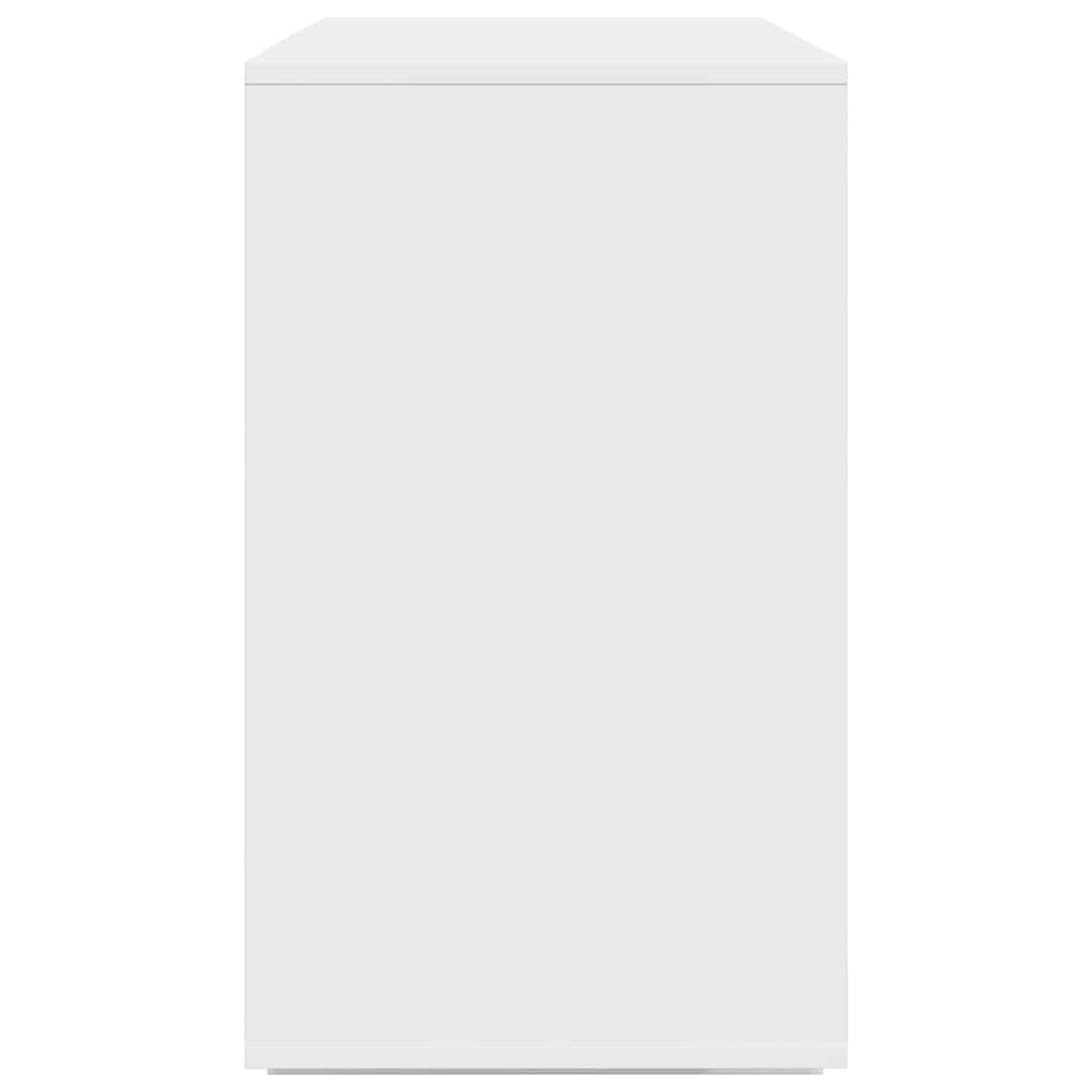 vidaXL Sideboard White 135 x 41 x 75 cm Engineered Wood