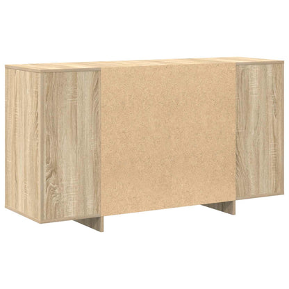 vidaXL Sideboard Sonoma Oak 135 x 41 x 75 cm Engineered Wood