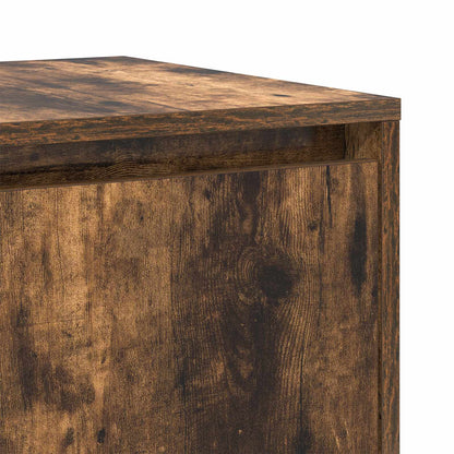 vidaXL Sideboard Smoked Oak 135 x 41 x 75 cm Engineered Wood