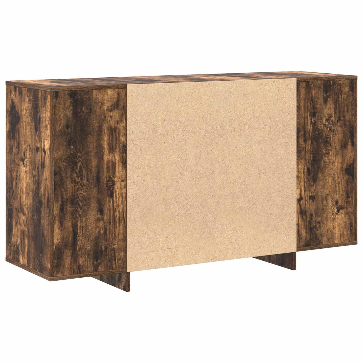 vidaXL Sideboard Smoked Oak 135 x 41 x 75 cm Engineered Wood