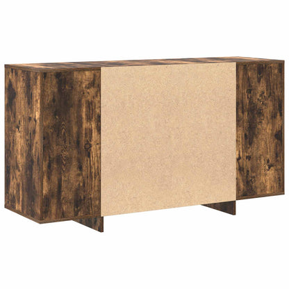 vidaXL Sideboard Smoked Oak 135 x 41 x 75 cm Engineered Wood