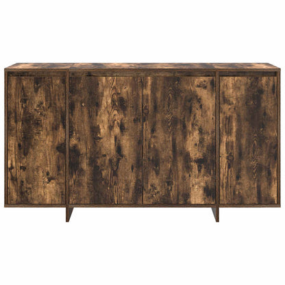 vidaXL Sideboard Smoked Oak 135 x 41 x 75 cm Engineered Wood