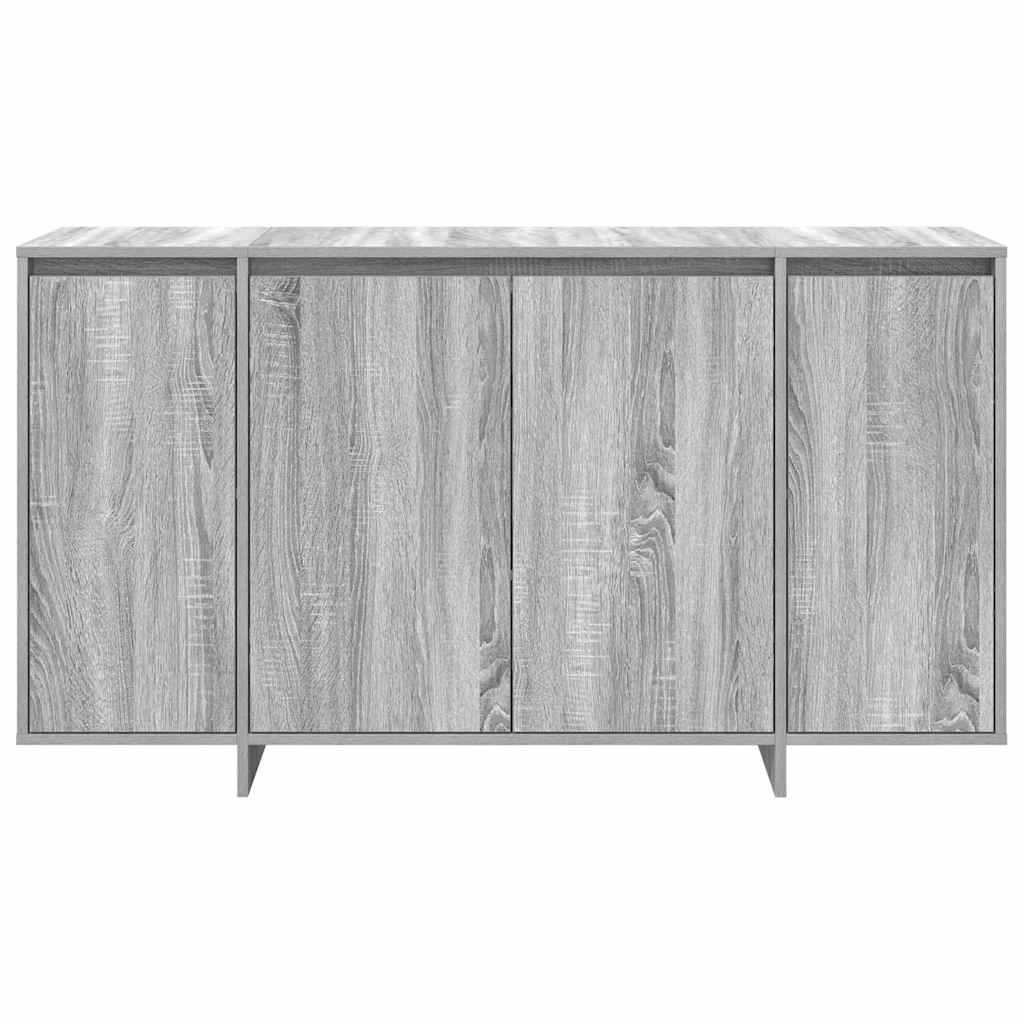vidaXL Sideboard Grey Sonoma 135 x 41 x 75 cm Engineered Wood