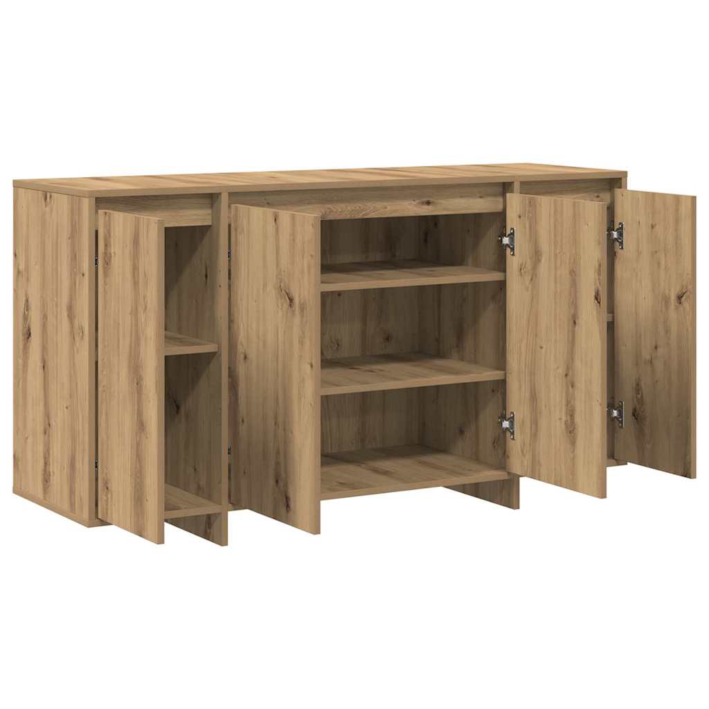 vidaXL Sideboard Artisan Oak 135 x 41 x 75 cm Engineered Wood