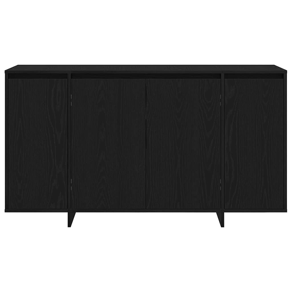 vidaXL Sideboard Black Oak 135 x 41 x 75 cm Engineered Wood