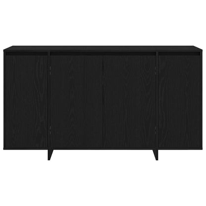vidaXL Sideboard Black Oak 135 x 41 x 75 cm Engineered Wood