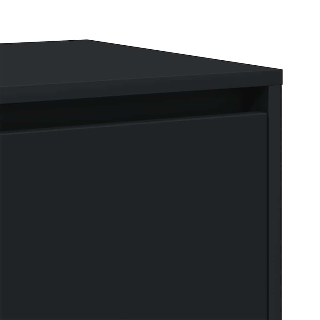 vidaXL Sideboard Black 120 x 41 x 75 cm Engineered wood