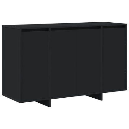 vidaXL Sideboard Black 120 x 41 x 75 cm Engineered Wood