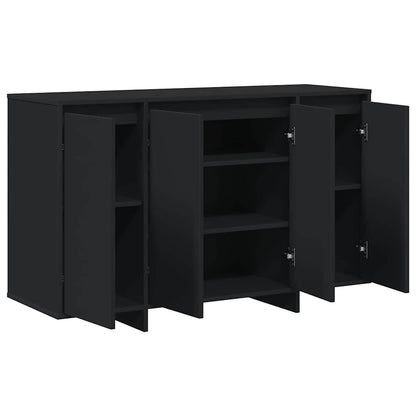 vidaXL Sideboard Black 120 x 41 x 75 cm Engineered wood