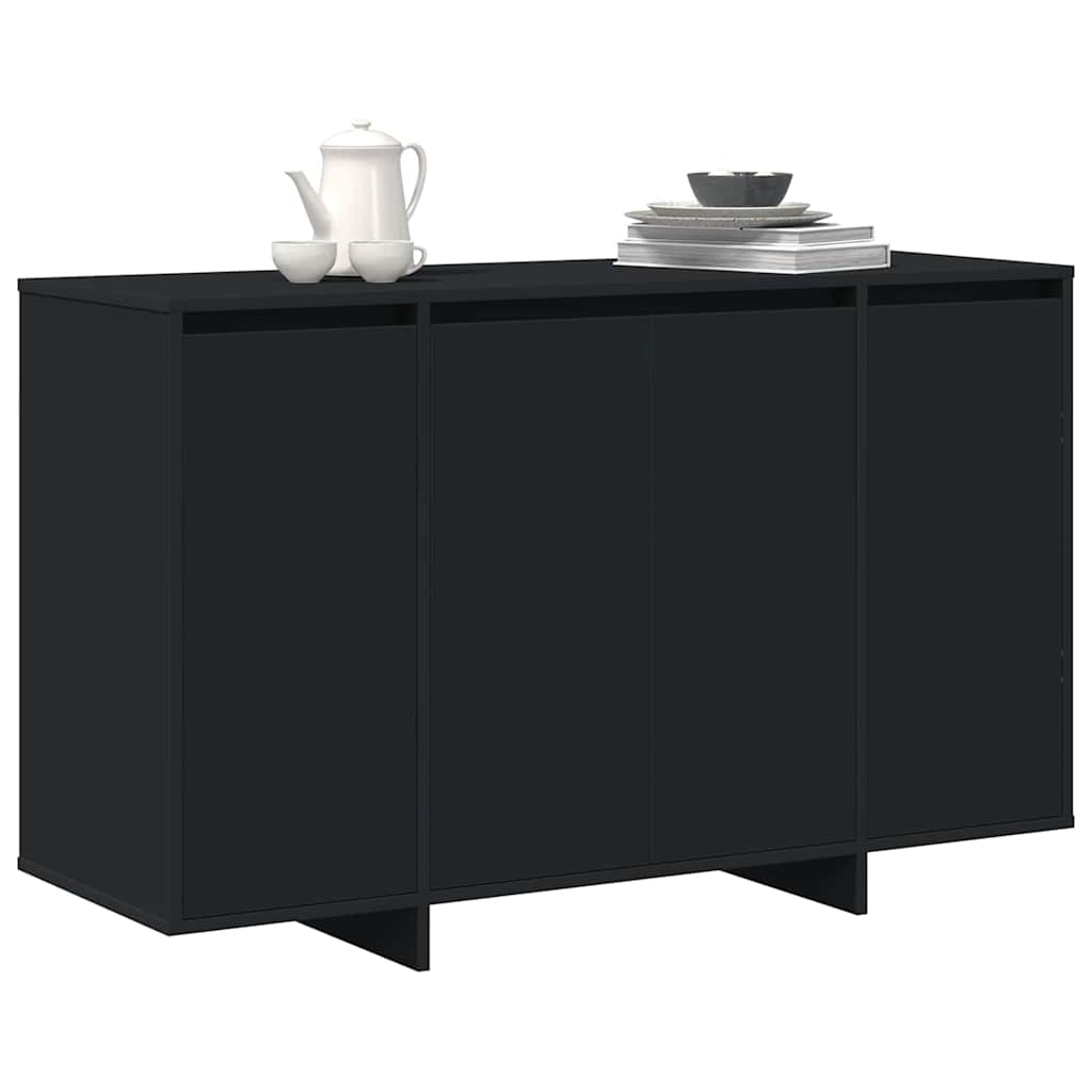 vidaXL Sideboard Black 120 x 41 x 75 cm Engineered Wood