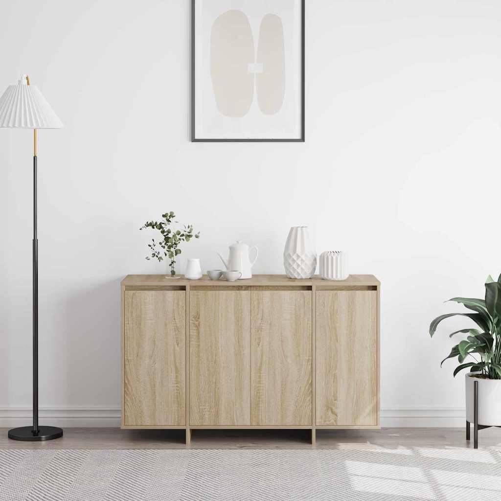 vidaXL Sideboard Sonoma Oak 120 x 41 x 75 cm Engineered Wood