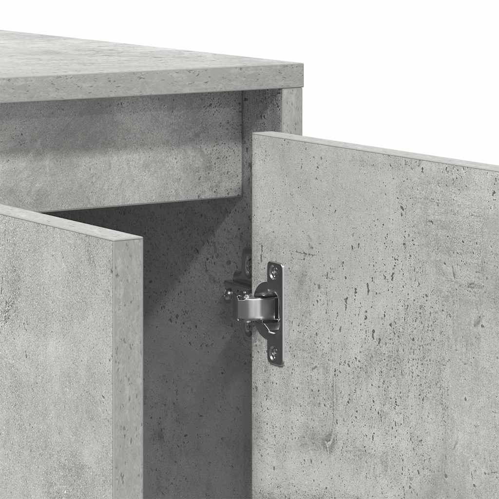 vidaXL Sideboard Concrete Grey 120 x 41 x 75 cm Engineered Wood