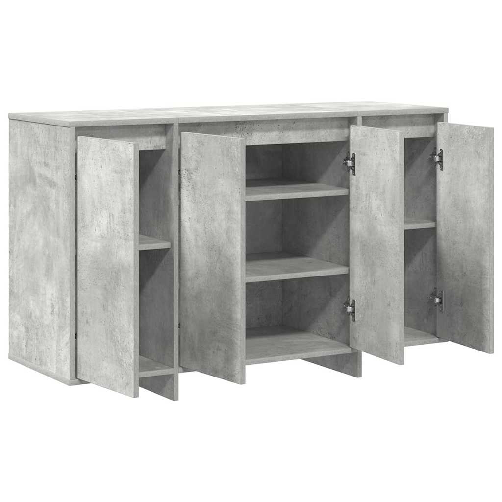 vidaXL Sideboard Concrete grey 120 x 41 x 75 cm Engineered wood