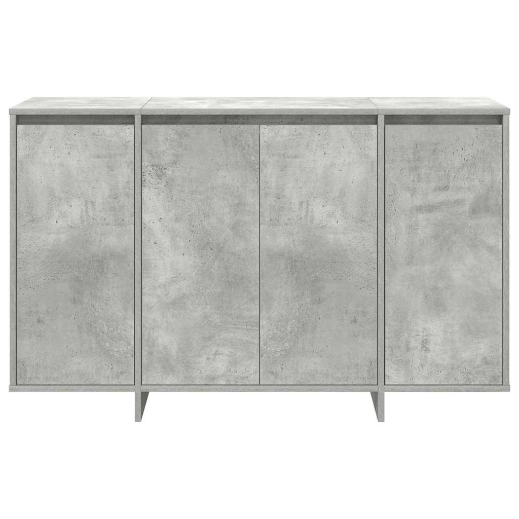 vidaXL Sideboard Concrete grey 120 x 41 x 75 cm Engineered wood