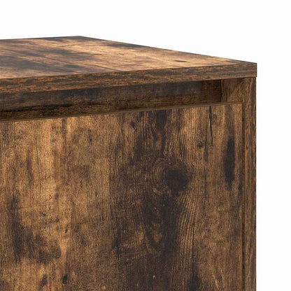 vidaXL Sideboard Smoked oak 120 x 41 x 75 cm Engineered wood