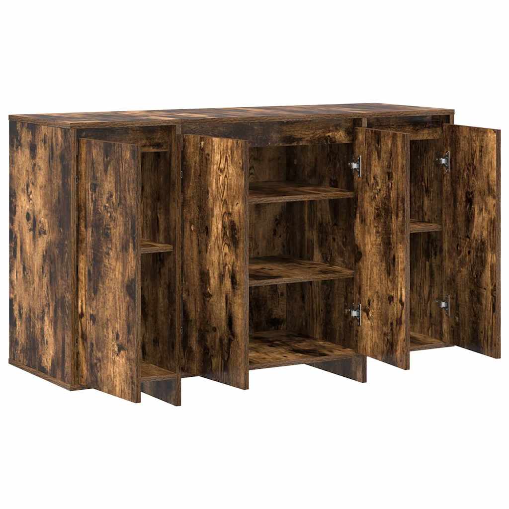 vidaXL Sideboard Smoked Oak 120 x 41 x 75 cm Engineered Wood