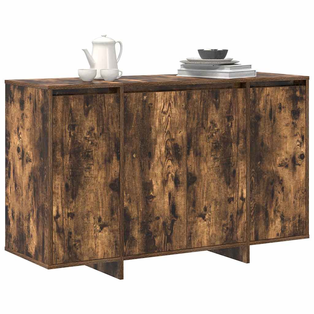 vidaXL Sideboard Smoked Oak 120 x 41 x 75 cm Engineered Wood