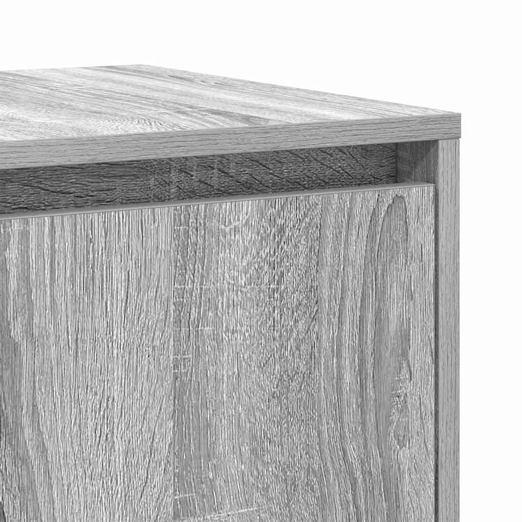 vidaXL Sideboard Grey Sonoma 120 x 41 x 75 cm Engineered Wood
