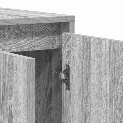 vidaXL Sideboard Grey Sonoma 120 x 41 x 75 cm Engineered Wood